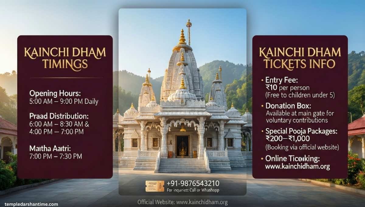 Kainchi Dham Timings Kainchi Dham Tickets Info