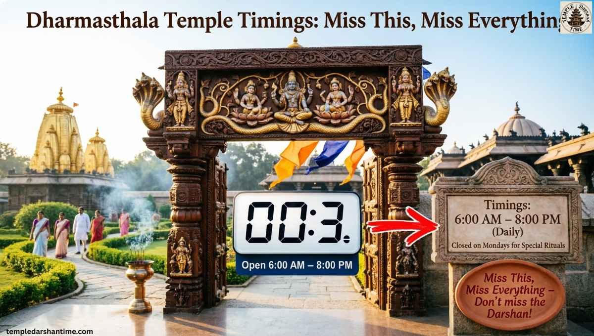 Dharmasthala Temple Timings Miss This, Miss Everything