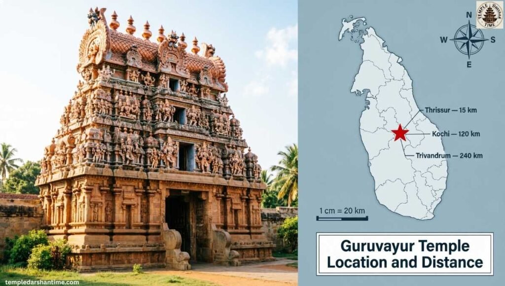 Guruvayur Temple Location and Distance