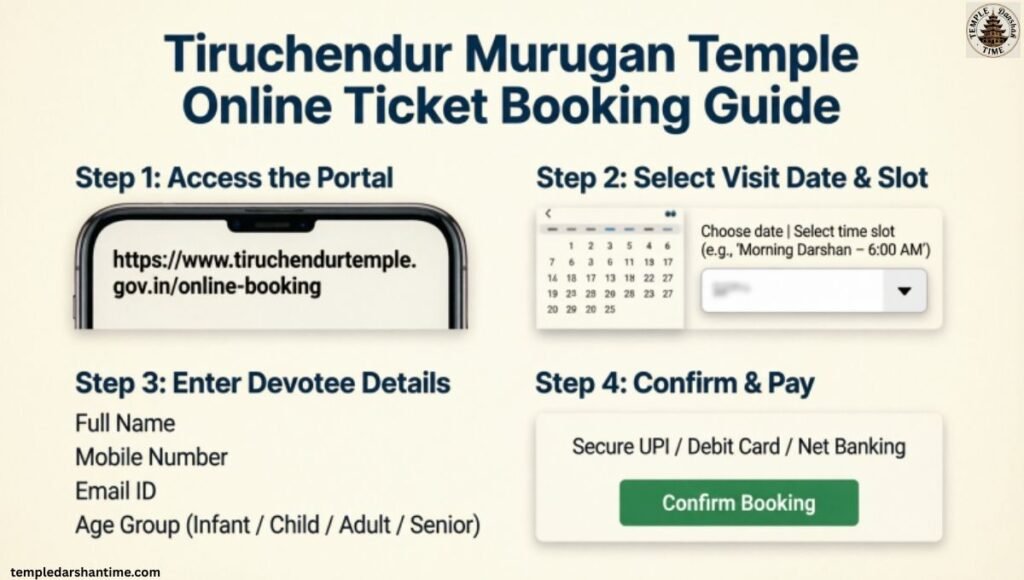 Tiruchendur Murugan Temple Online Ticket Booking Guide